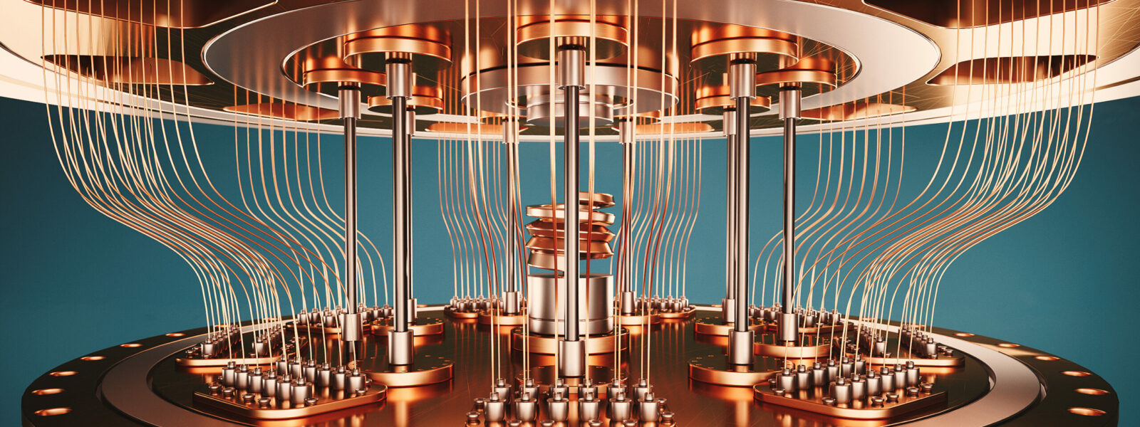 quantum computer close up