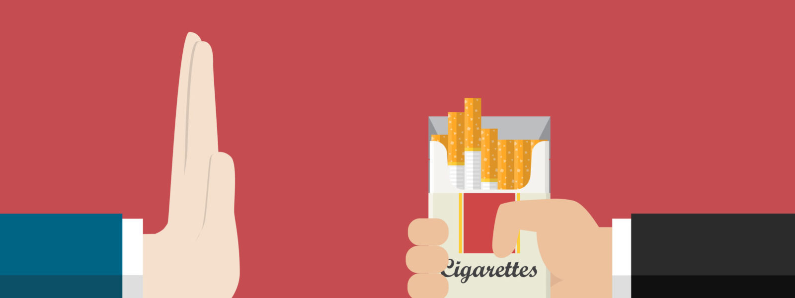 Reject cigarette offer