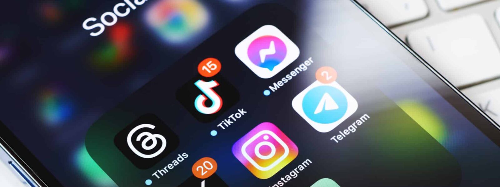 Moscow, Russia, 29-07-2023: New Elon Musk’s twitter X app on smartphone screen surrounded by other social media network apps. Twitter rebranding. Modern social media communication.
