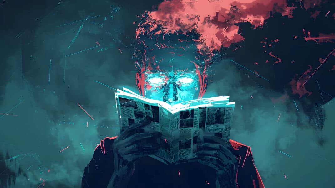 fake news concept illustration