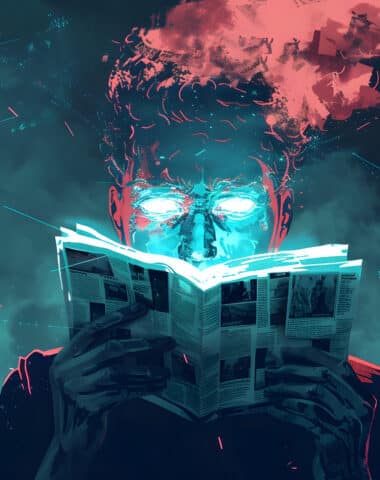 fake news concept illustration